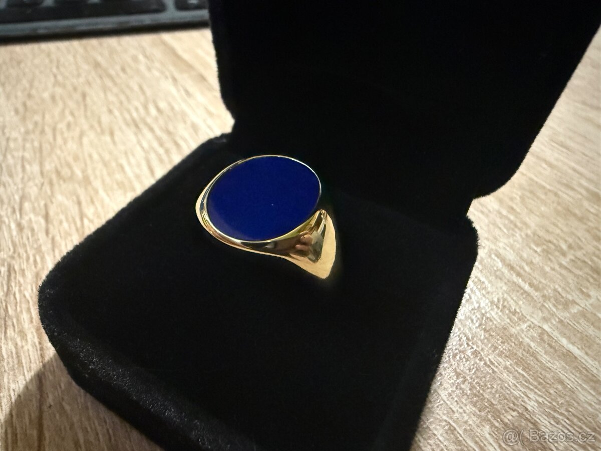 Zlatý panský prsten 10,88g 585/1000 - 2