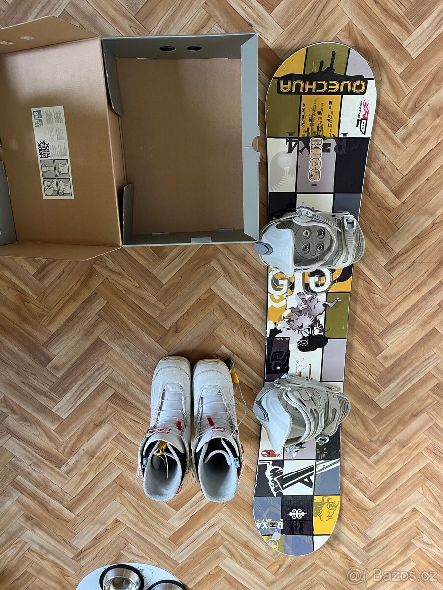 Snowboard s vázáním a botama Burton 43,5 - 2