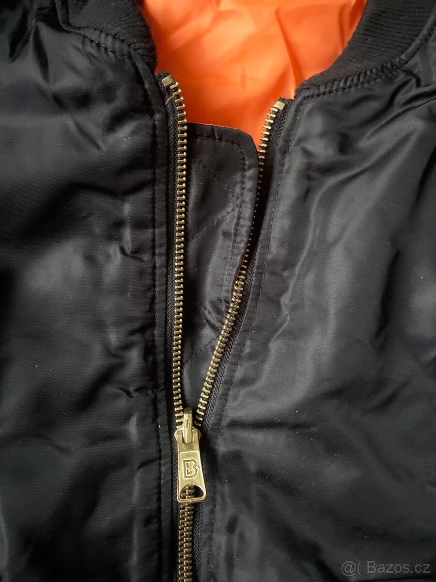 Bunda Bomber Brandit, černá 4XL - 2