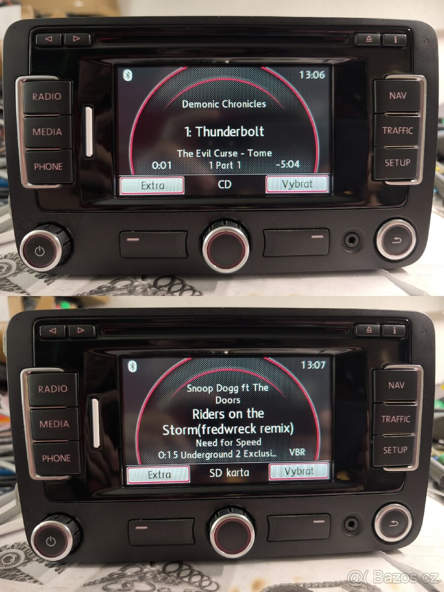 VW RNS315 BT DAB autorádio navigace 3C8035279B - 2