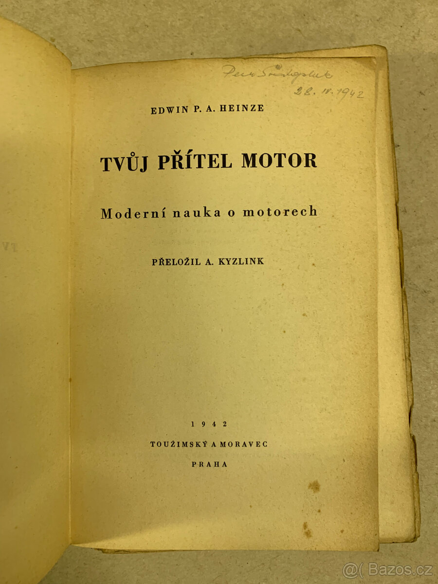 Kniha - Tvůj přítel motor - 2