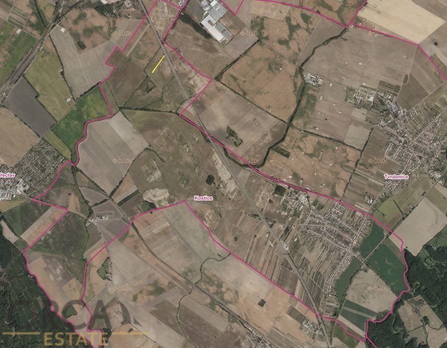Prodej pozemku 3603 m2 v k.ú. Kostice - 2