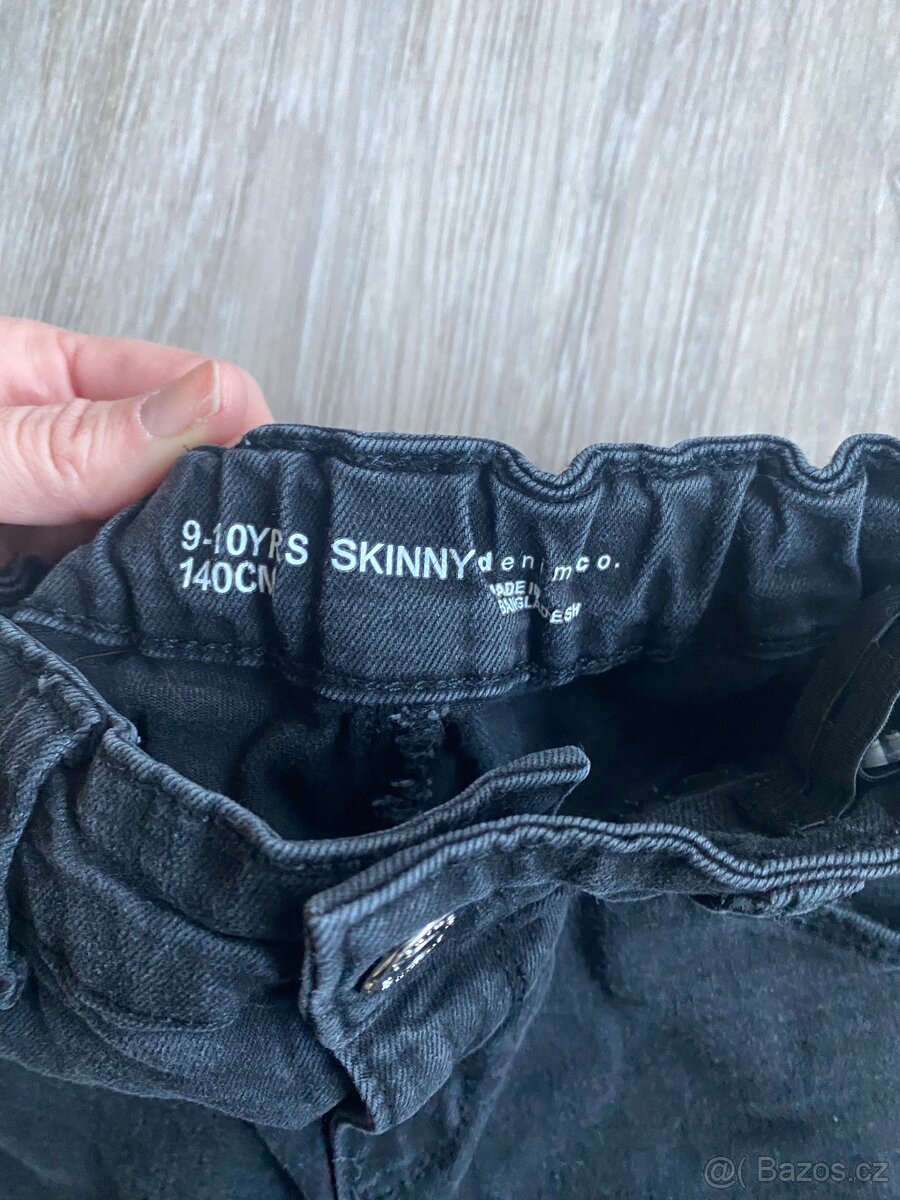 Dívčí džíny skinny vel. 140 - 2