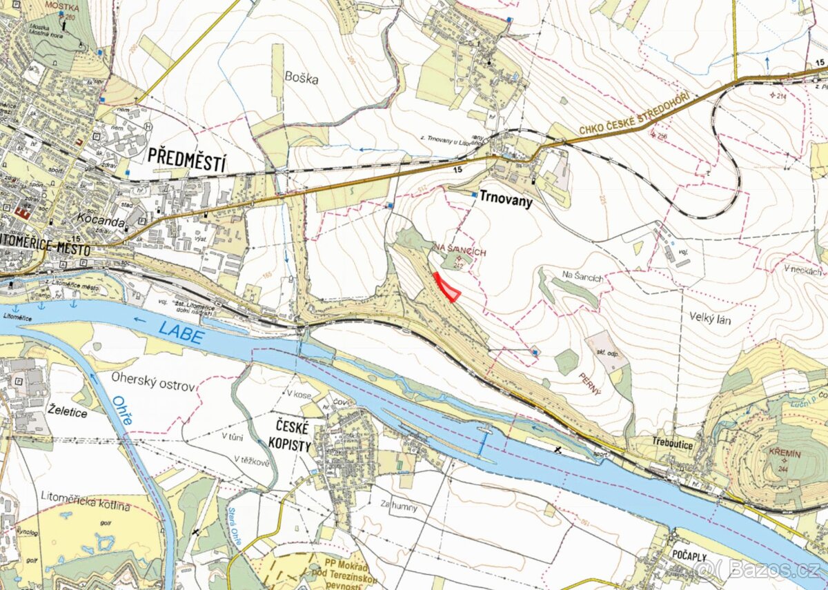 Zemědělská půda, prodej, Předměstí, Litoměřice - 2