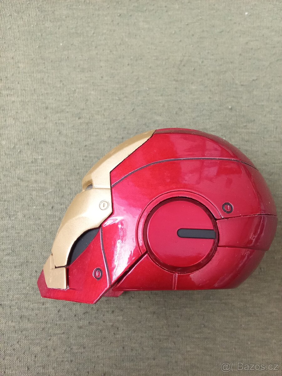 PRODEJ - Kovová svítící hlava IronMan - 2