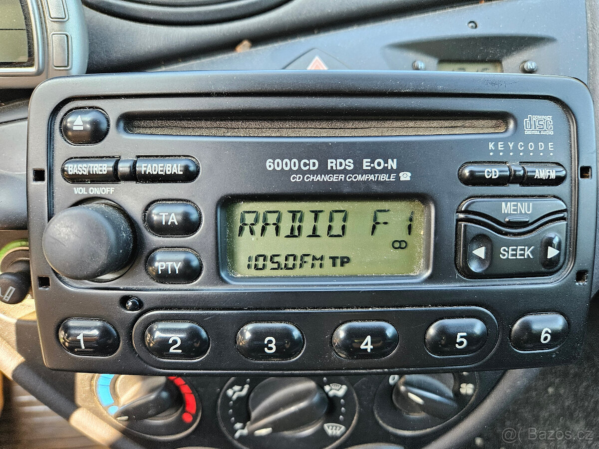 Ford autorádia originál RDS - 2