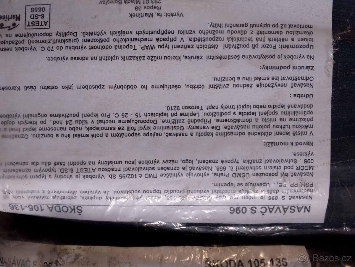 S 105,120,130 nasavač - 2