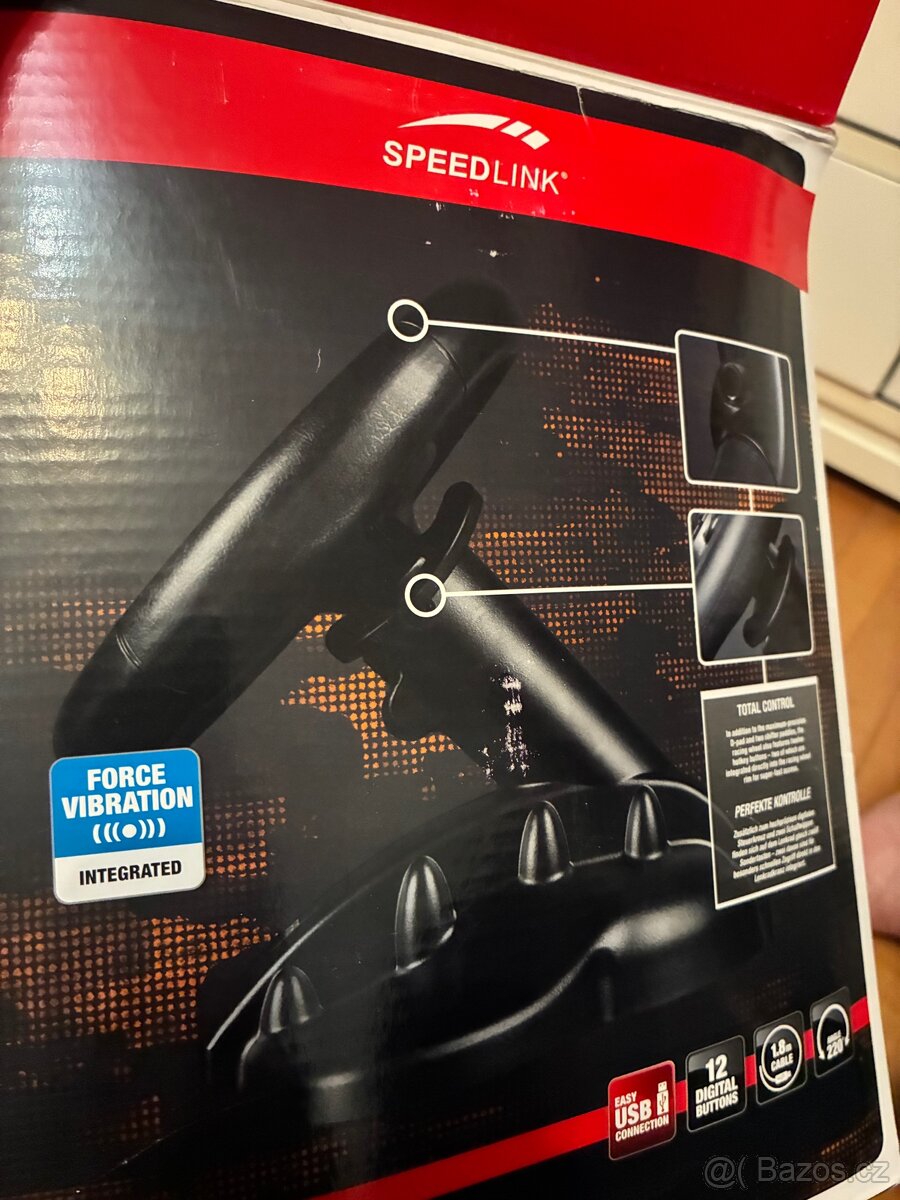 Herní volant , pedály a dvě hry - 2