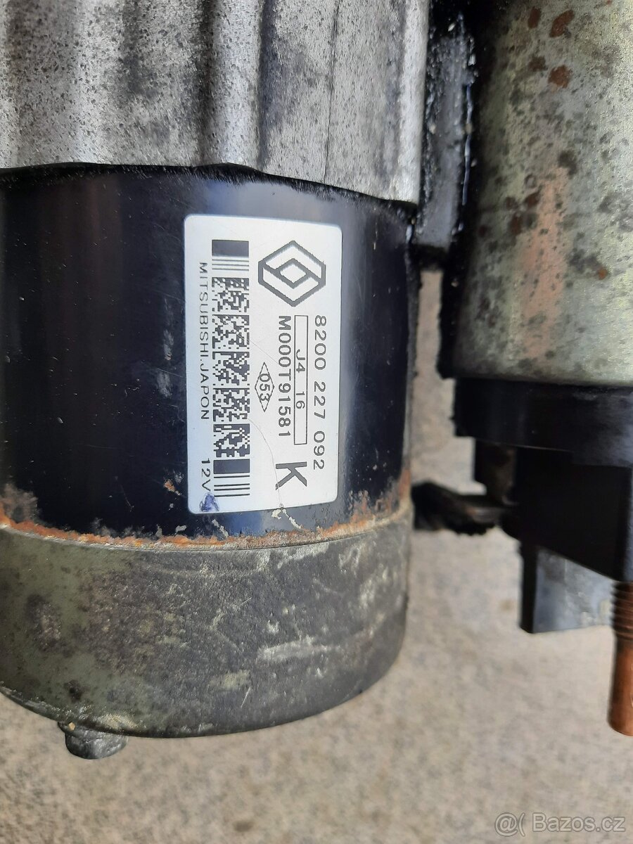 Starter na Renault Megane 1,5 dci - 2