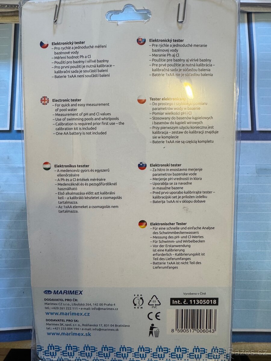 Tester Marimex pH a Cl elektronický - 2