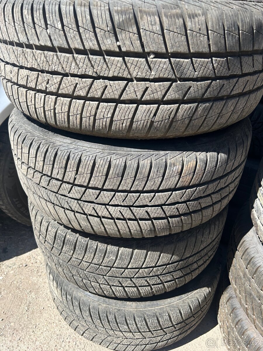 Alu disky 5x112 r16 + zimní pneu 215/55/16 - 2
