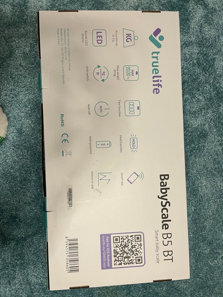 Kojenecká váha Truelife BabyScale B5 BT - 2