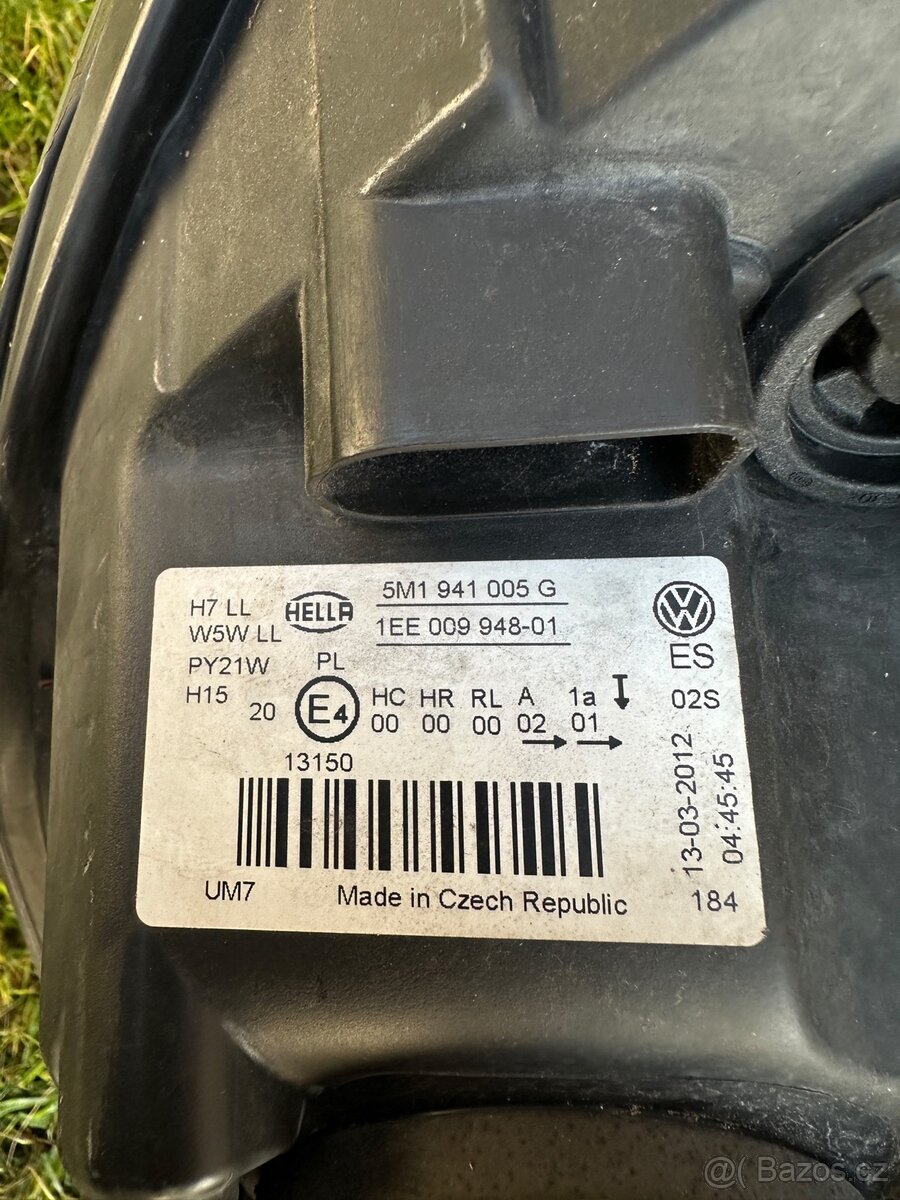 Golf 6 Plus - přední levé světlo - Hella - 2