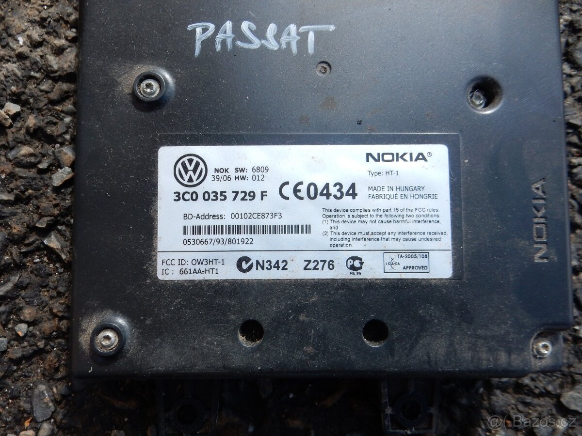 2x jednotka bluetooth VW Passat 3C - 2