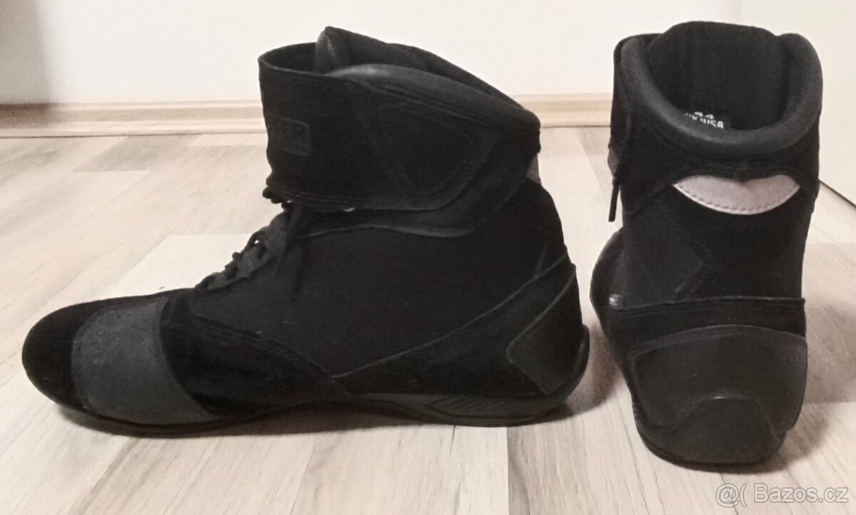 Boty na motorku Booster Run černé, 44 - 2