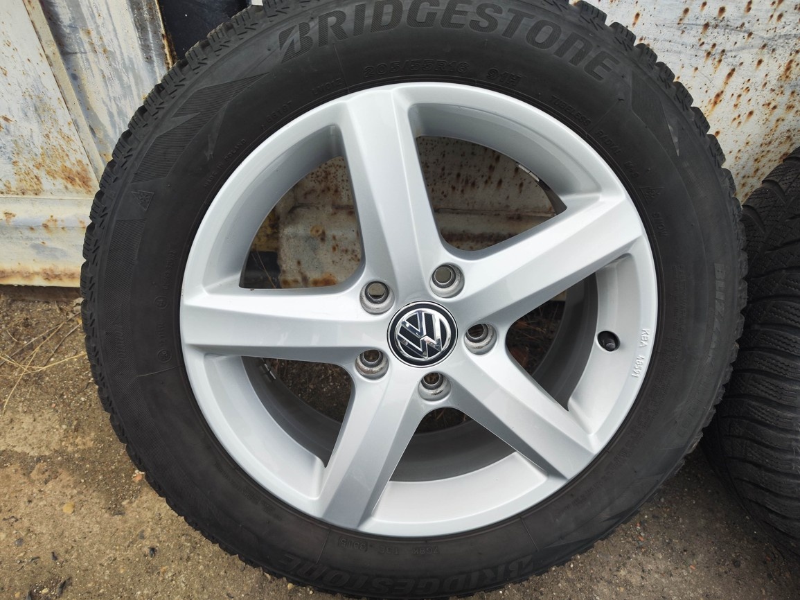 16"zimní alu sada Aspen 5x112 origo Golf 7 6 Touran Caddy - 2