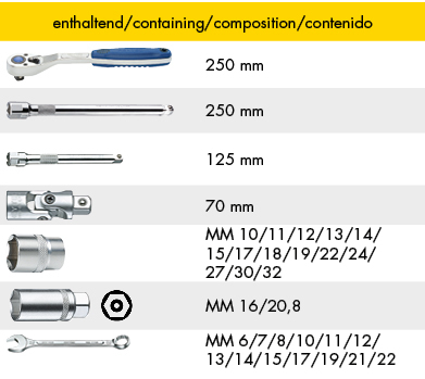 Heyco Heytec Sada klíčů 33ks - Nové zboží - 2