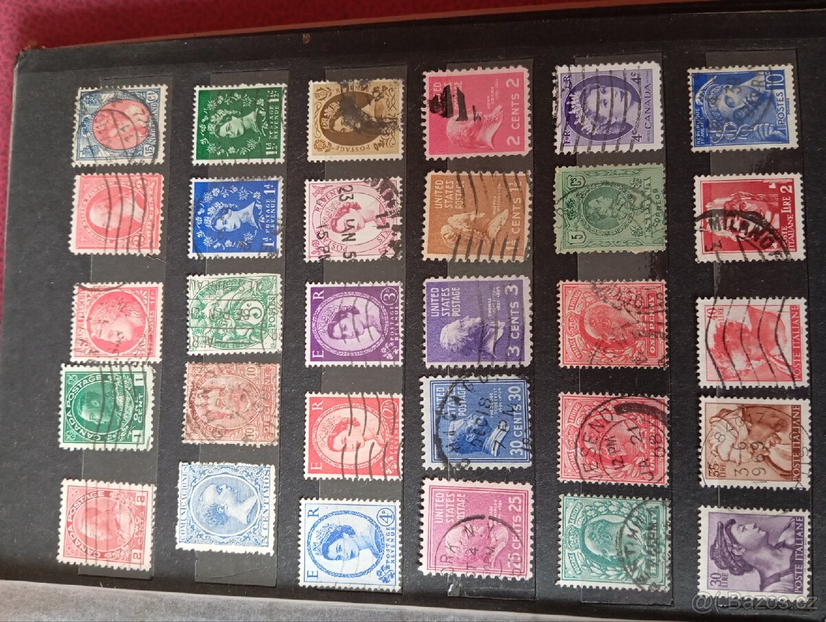 Poštovní známky, nález - 2