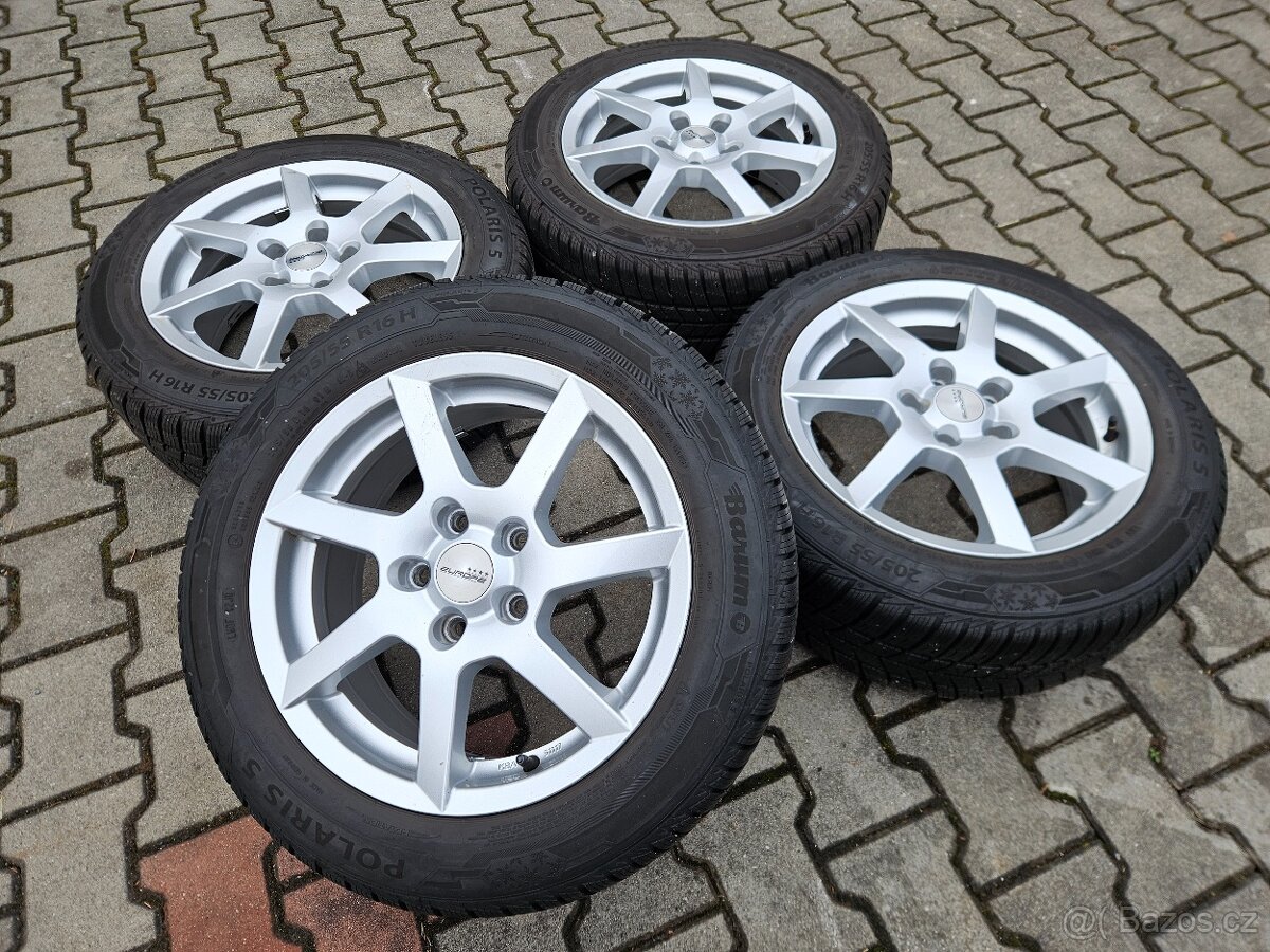 Alu kola 5x112 Zimní Barum 205/55/16 - Top - 2