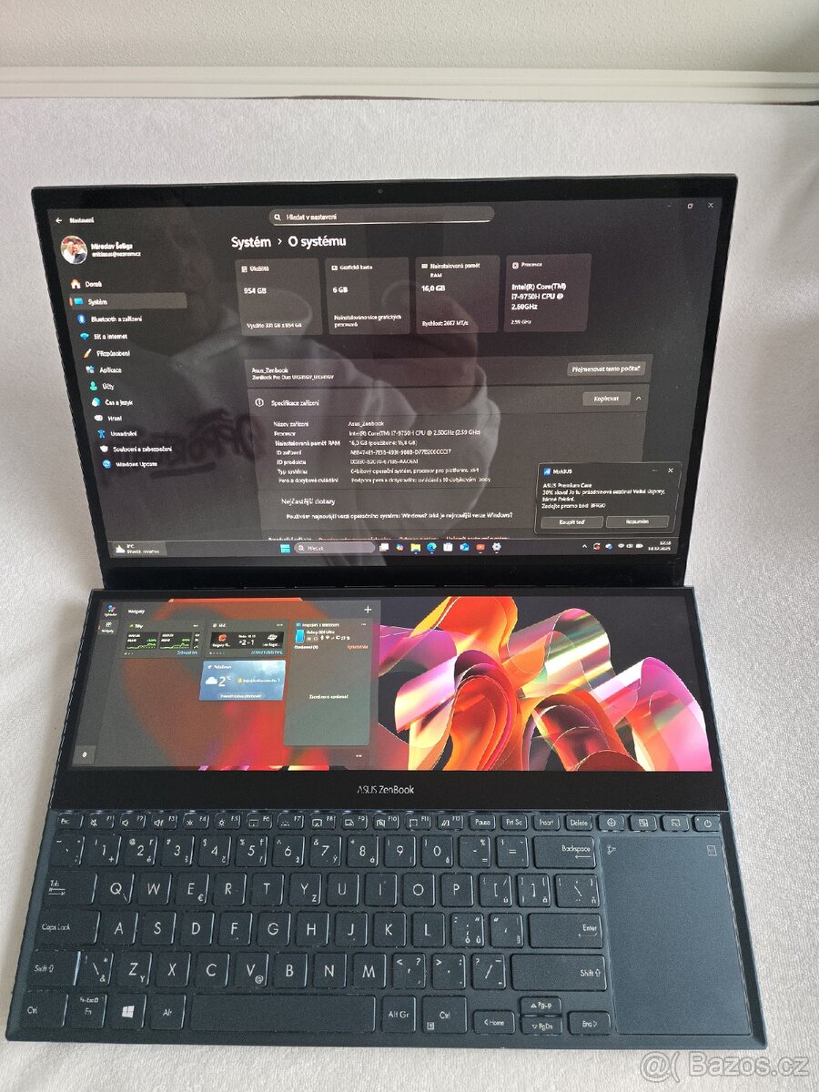 Asus zenbook duo OLED 4K 15.6 UX581G - 2