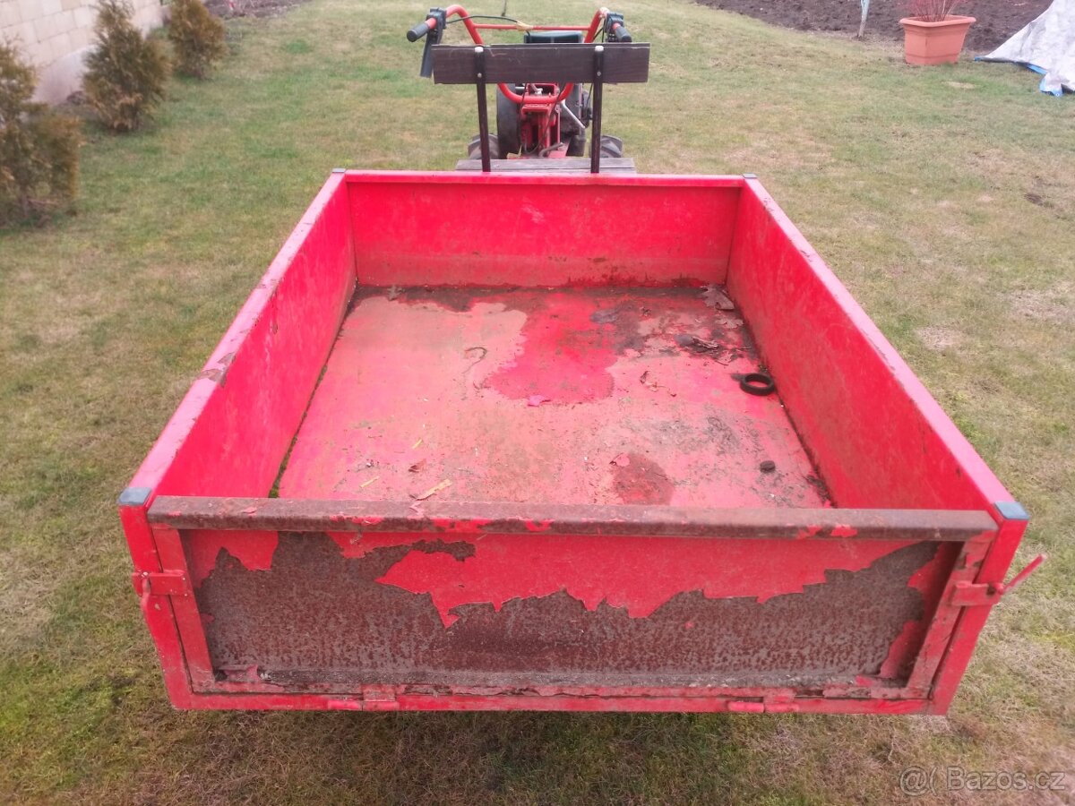 Malotraktor Briggs & Stratton Industrial Plus + vozík + přís - 2