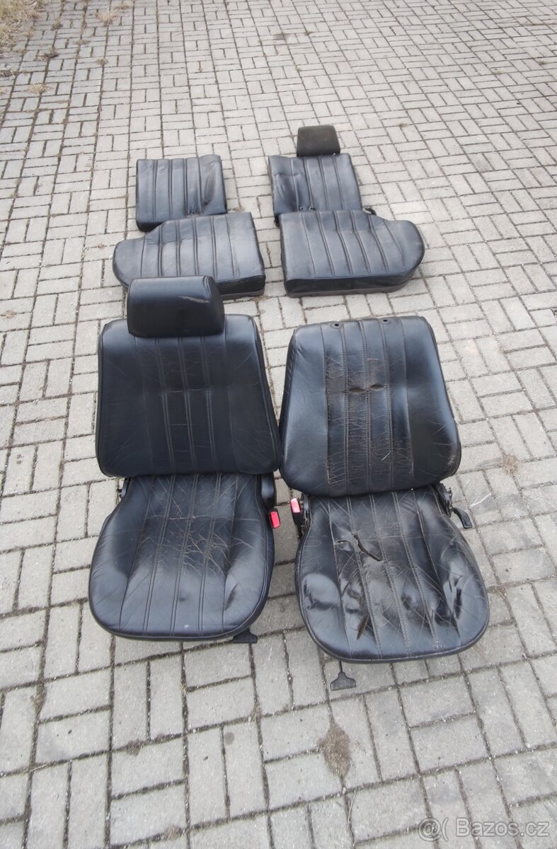 BMW e30 touring kožené sedačky sedadlá - 2