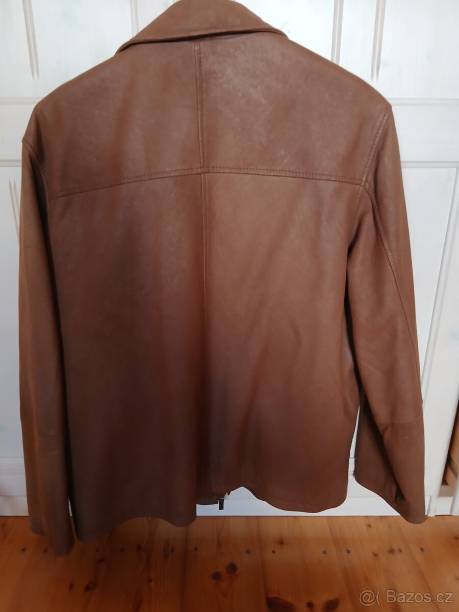 Pánská kožená bunda. - 2