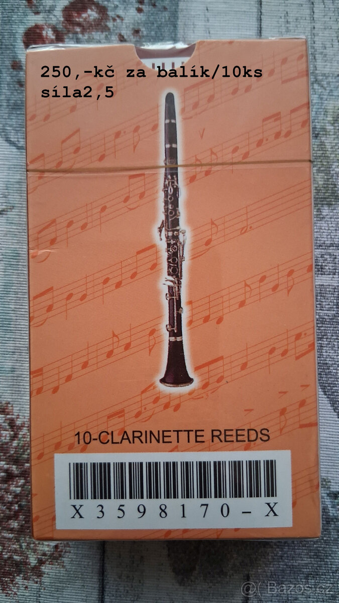 Plátky na klárinet a saxofon - 2