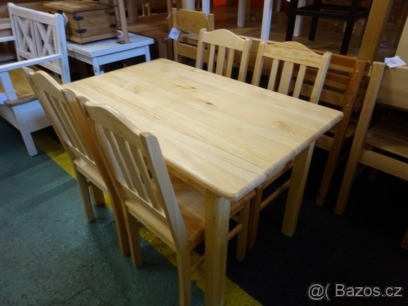 Levný stůl z masivu - 2