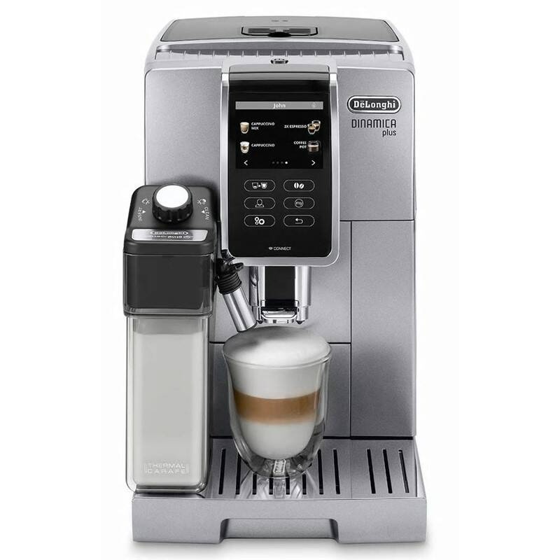 DeLonghi Dinamica + ECAM 370.95.S, 300g, 1,8L, 19 barů - 2