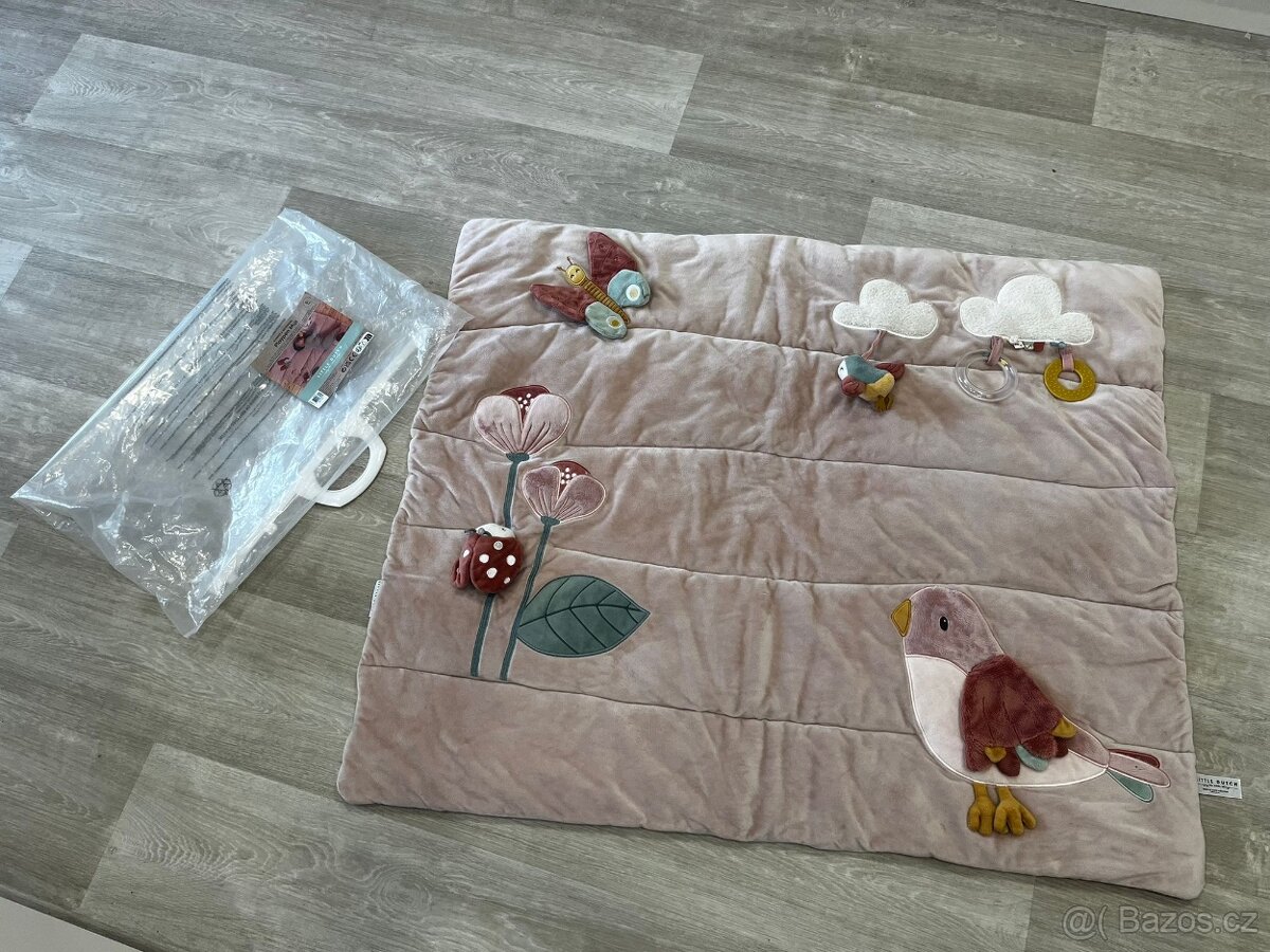 Little Dutch hrací deka/podložka kolekce Květiny a motýli - 2