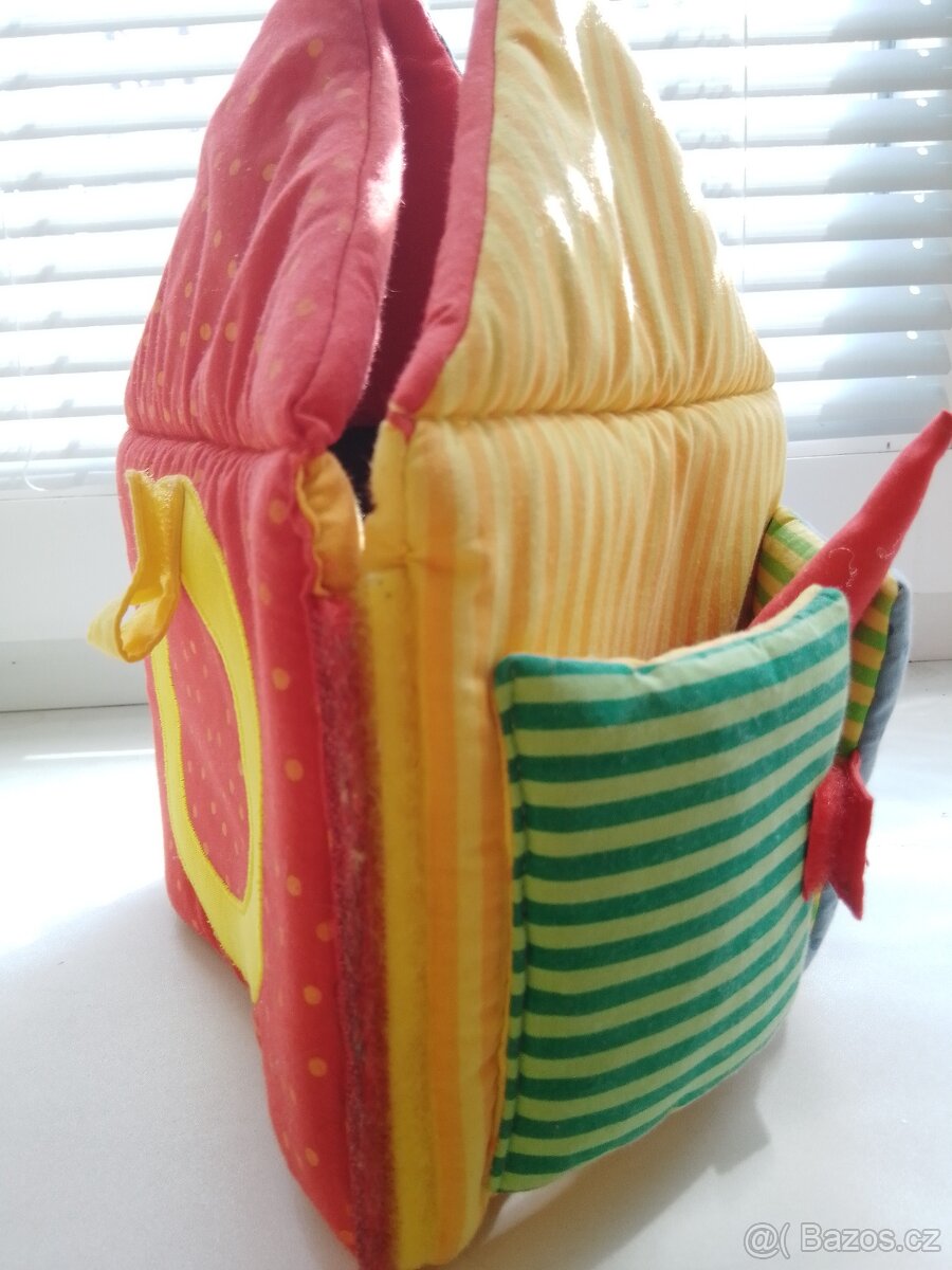 HRAČKY PRO NEJMENŠÍ TEXTILNÍ - DOMEČEK, ZNAČKA HABA - 2