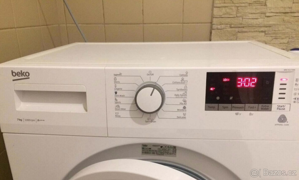 Zánovní pračka Beko WRE 7512 XWW na 7kg - 2