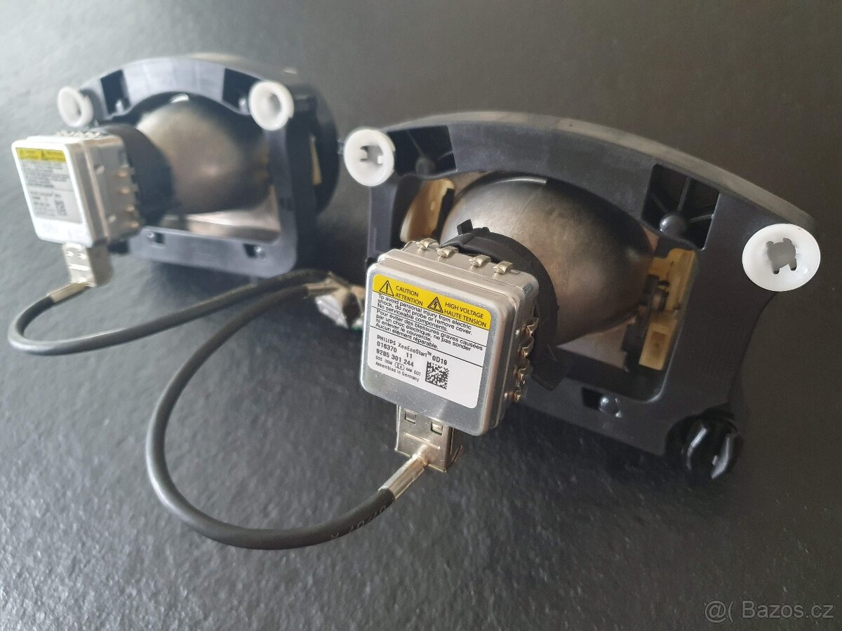 Xenonové výbojky originál D3S +rám +čočka,z Audi A5 B8 2007- - 2