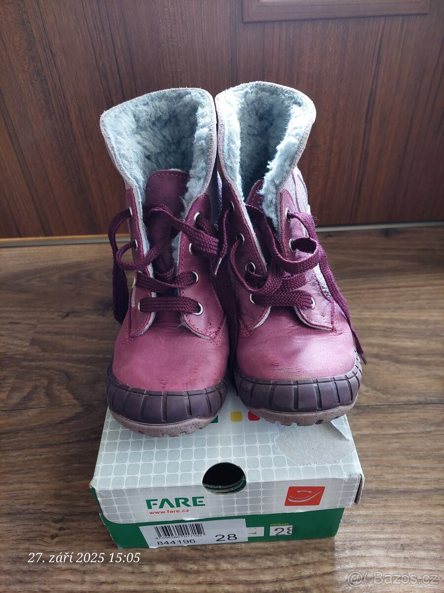 Zimní boty Fare vel.28 - 2