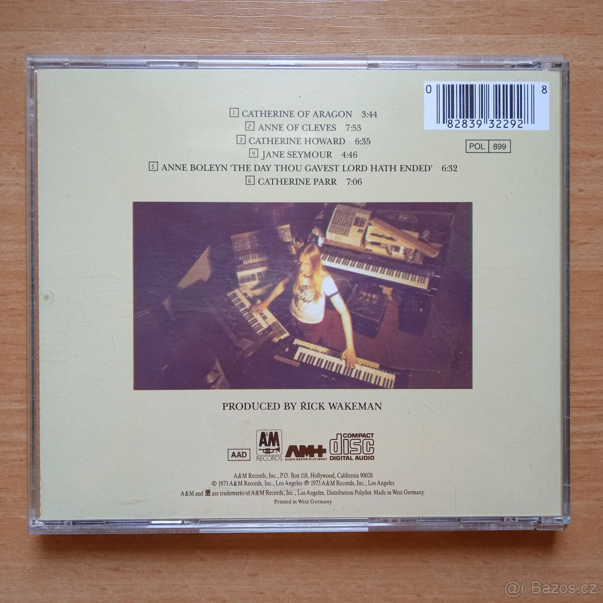 CD Rick Wakeman THE SIX WIVES OF HENRY VIII - 2