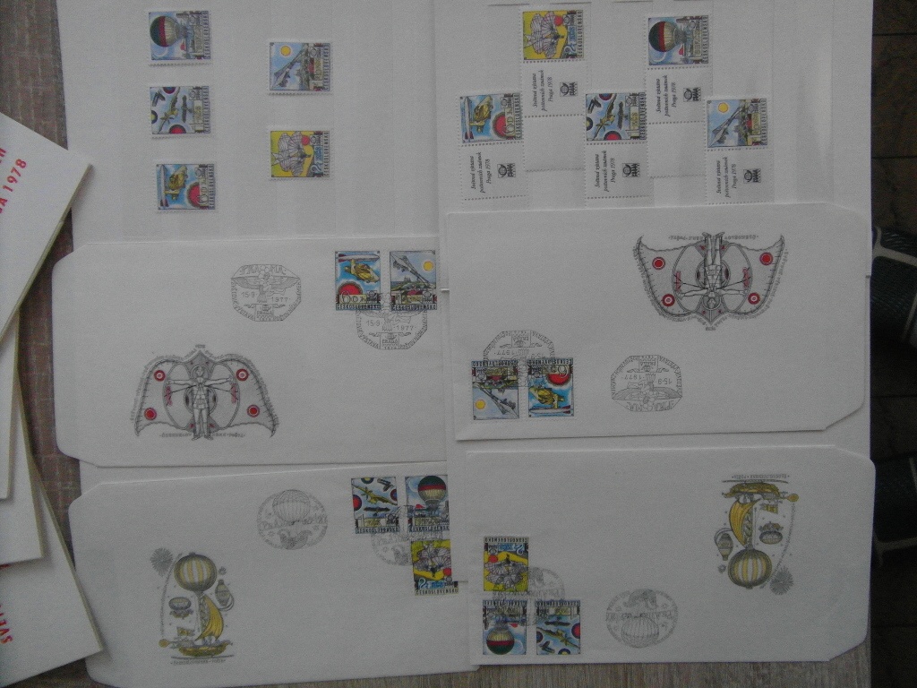 SVĚTOVÁ VÝSTAVA ZNÁMEK PRAGA-1977 ZNÁMKY+ OBÁLKY - 2