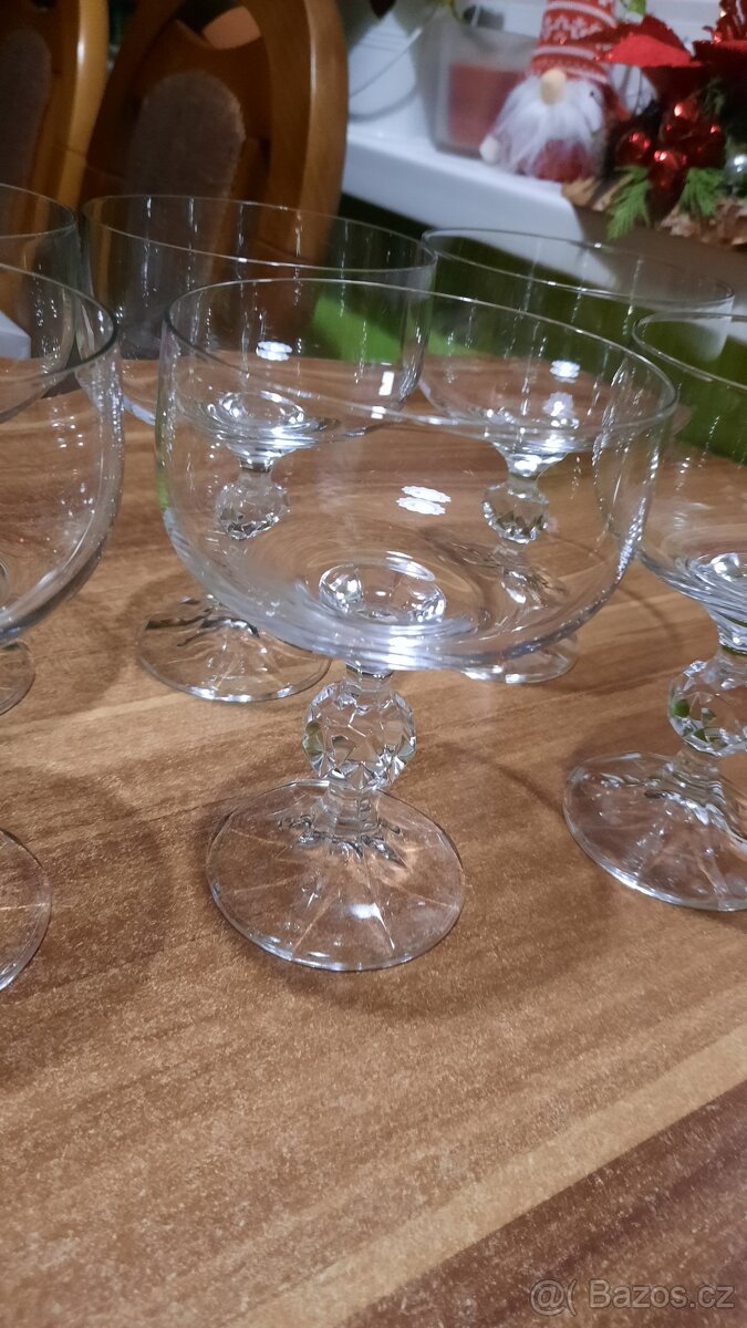 Nové skleničky na šampaňské, sada 6ks bohemia - 2