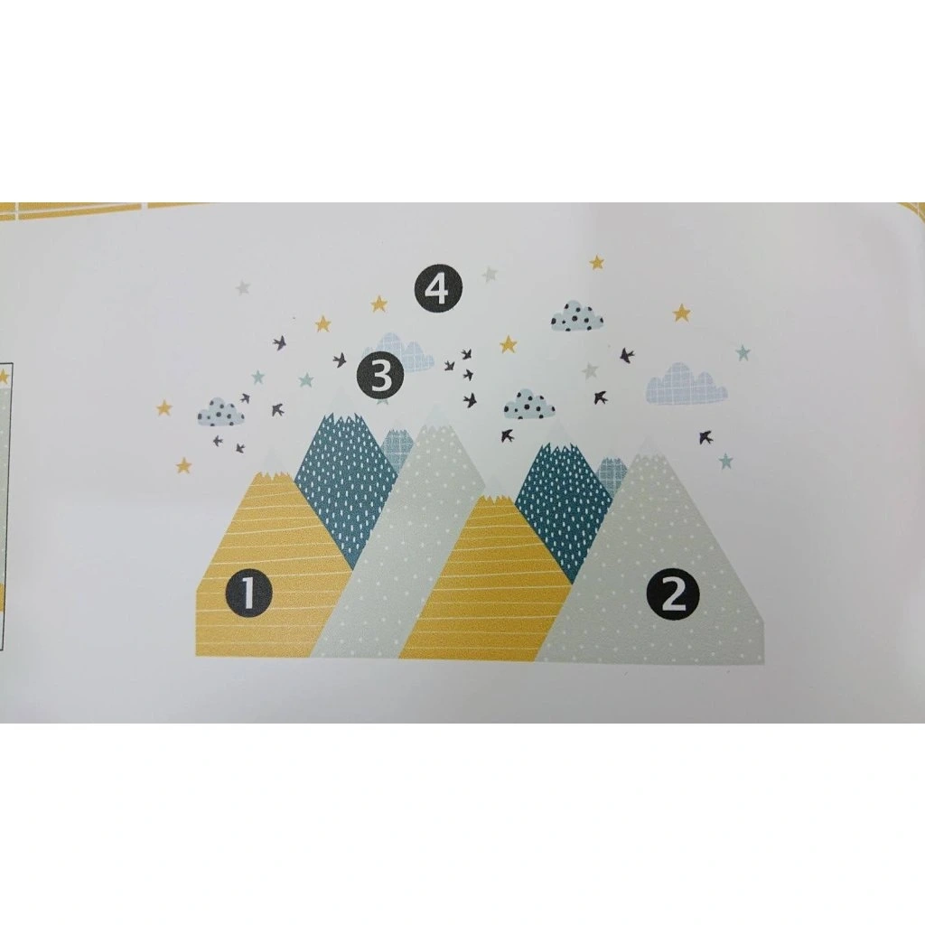 Dětská samolepka nad postýlku - Scandinavian Mountains - 2