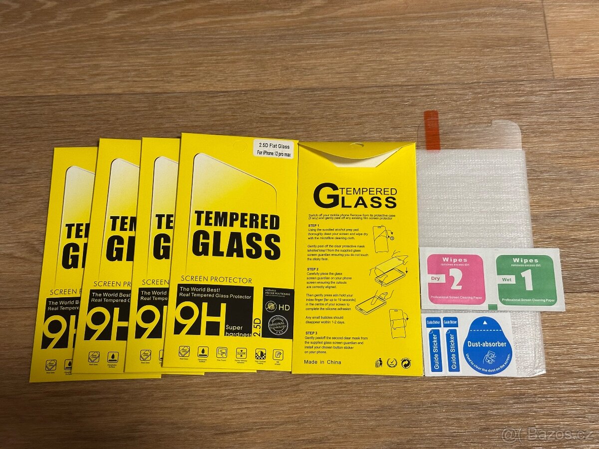 5x Ochranné sklo - iPhone 12 Pro Max - 2