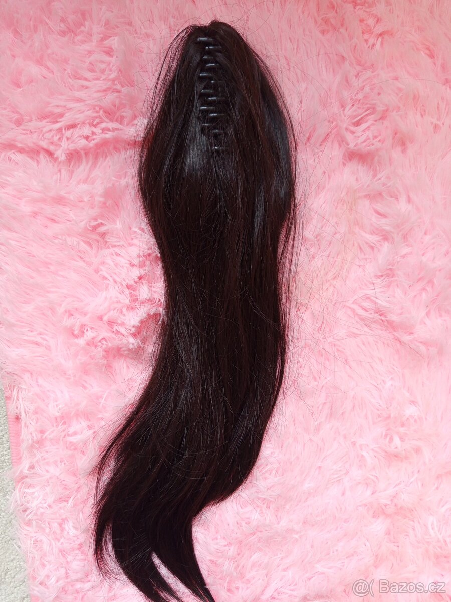 Krásný hustý dlouhý umělý cop - 2