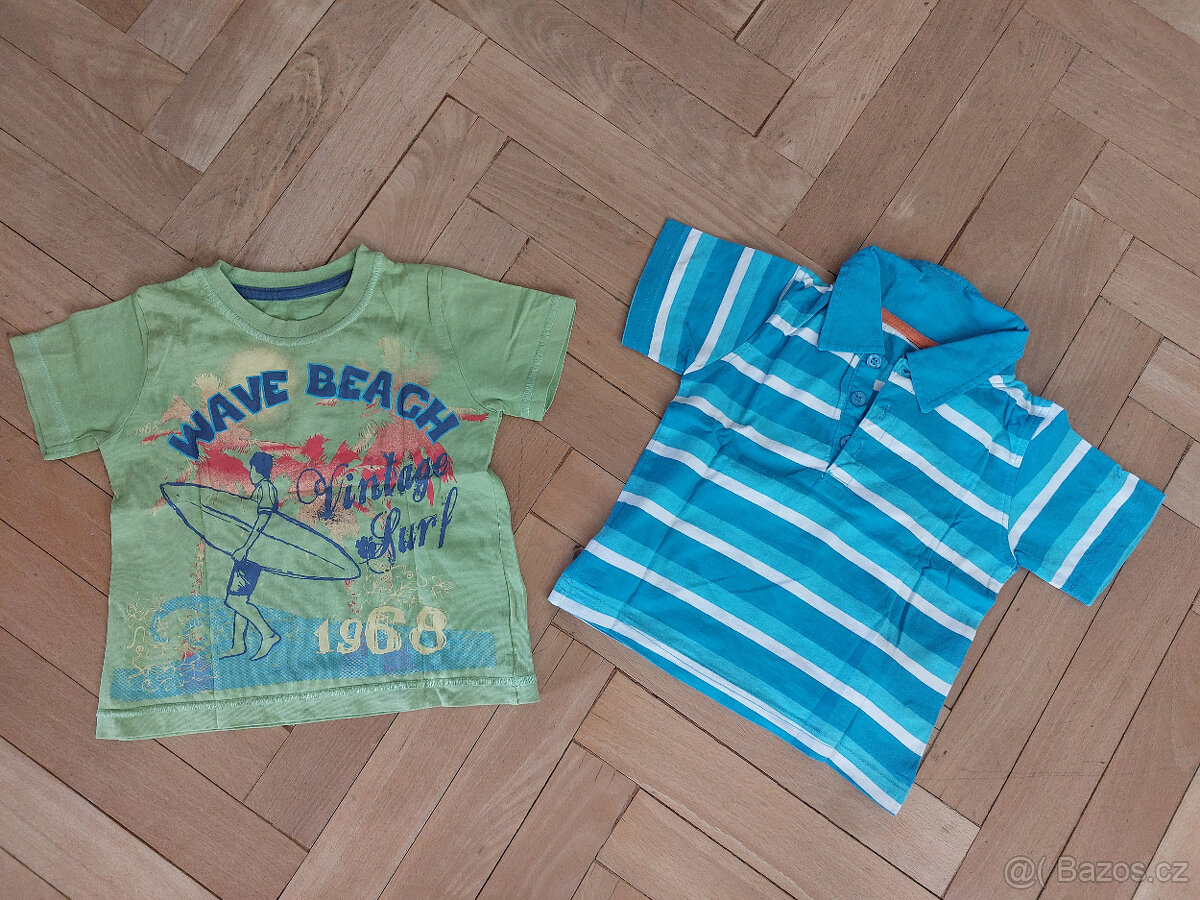 oblečení kluk, vel. 74, 80, 86 - 2