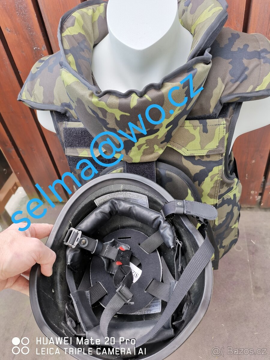 ačr balistická helma vesta vz.95 - 2