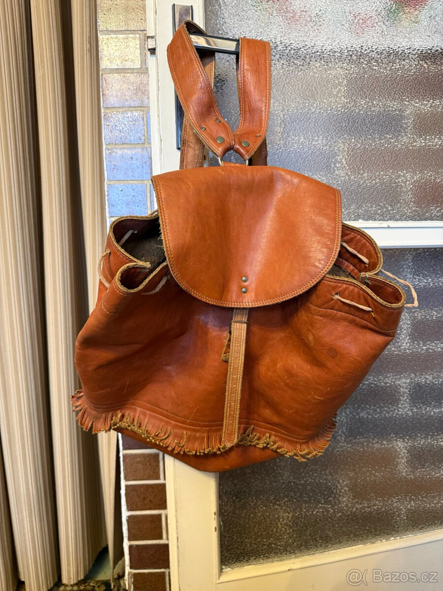 Batoh kožený ruční práce - 2