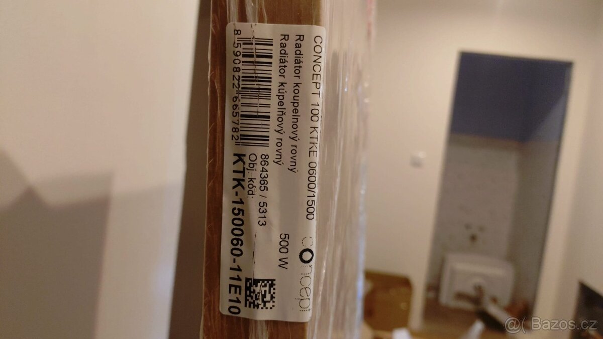 Radiátor koupelnový žebřík - CONCEPT 100 KTKE 600/1500 - 2