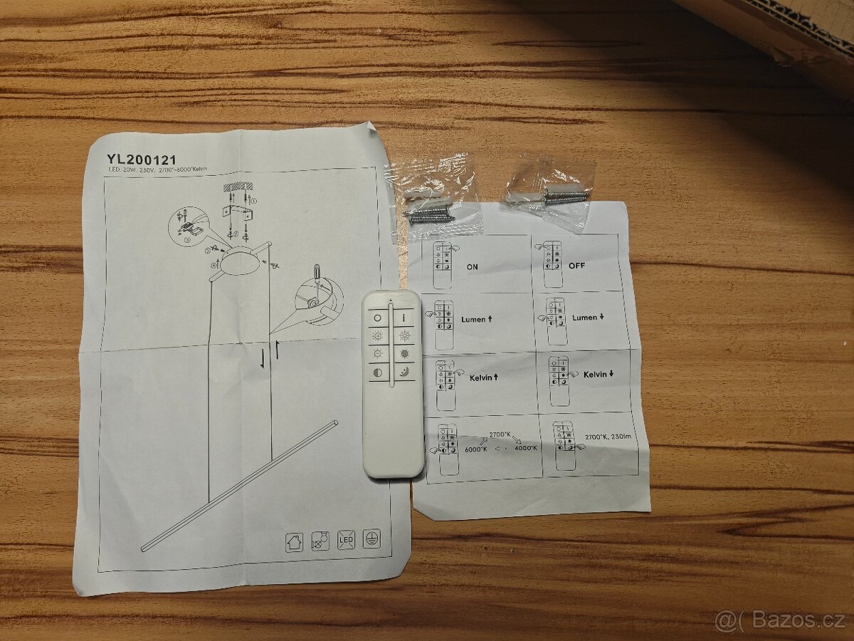 SMART LED osvětlení závěsné s dálkovým nové - 2