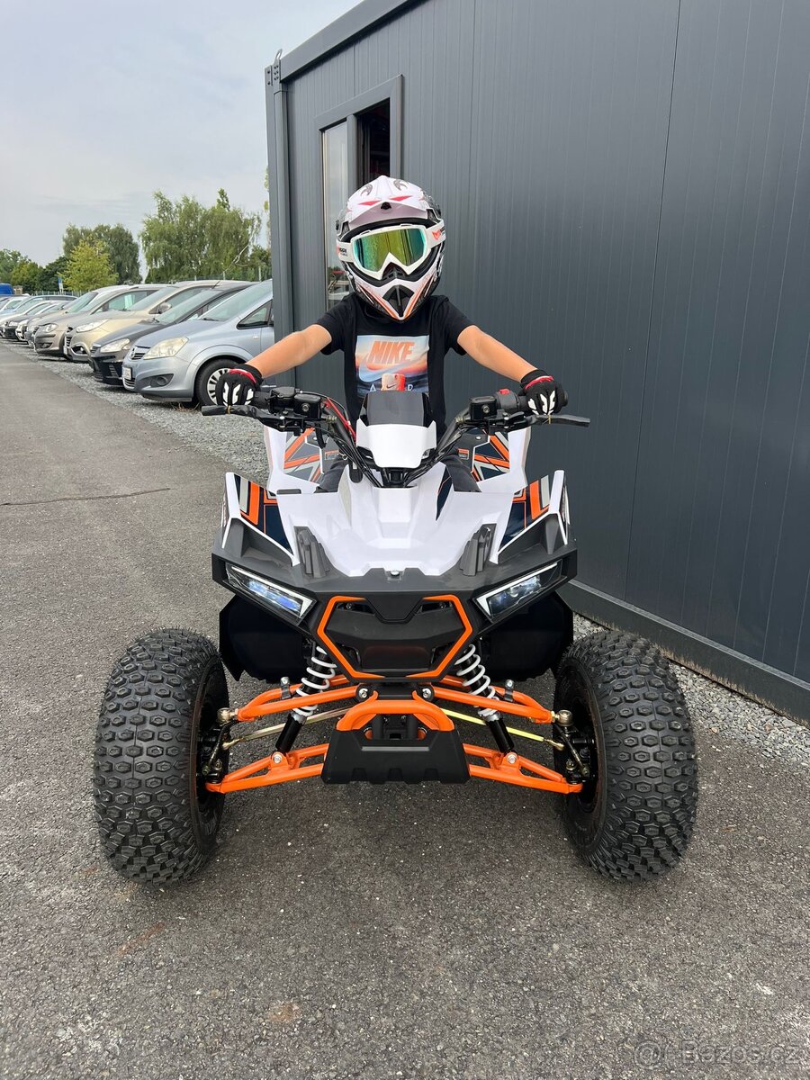 Dětská čtyřkolka FUN 125cc 3G8 - bílo oranžová model 2026 - 2