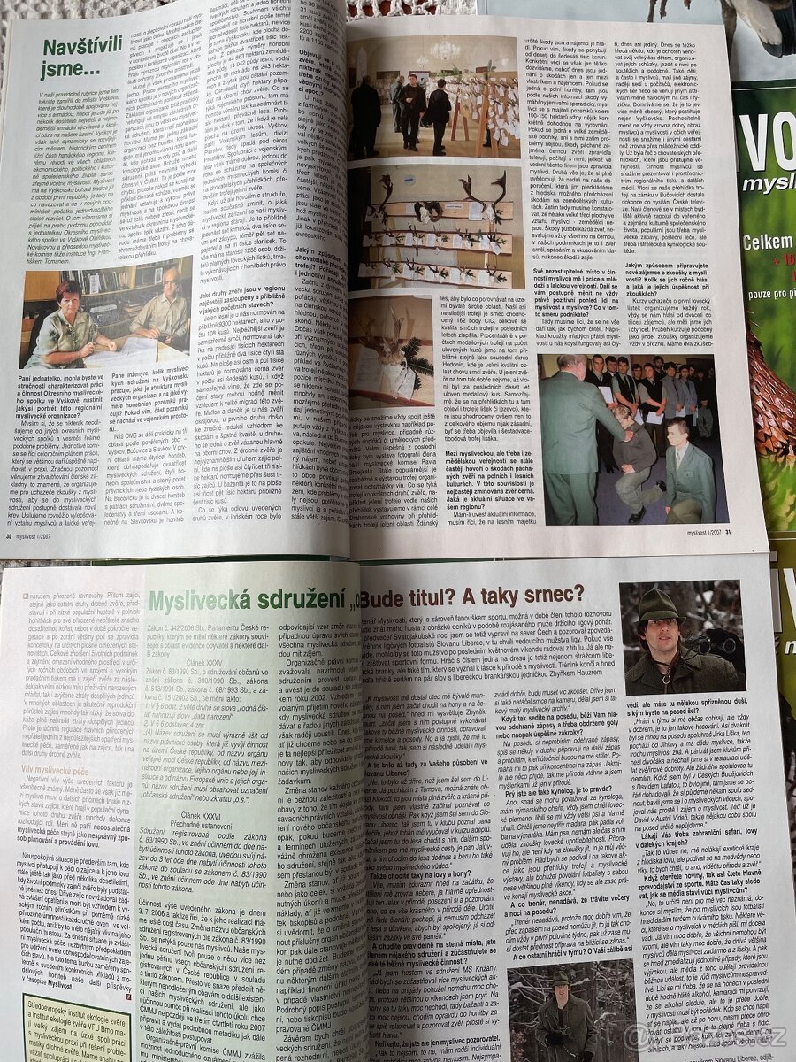 Myslivost 9 ks rok 2007 - 2