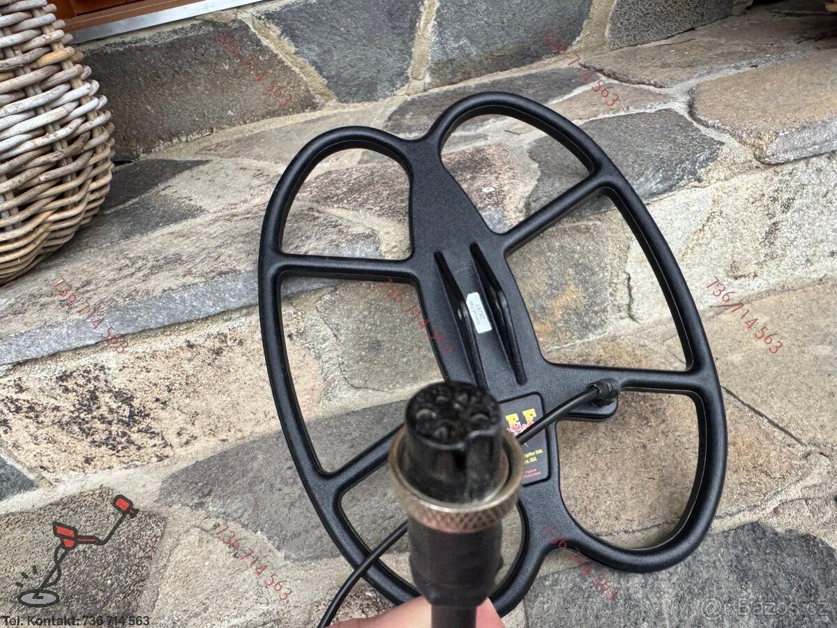 Detektor kovů cívka Detech S.E.F 38x30 cm pro Garrett - 2