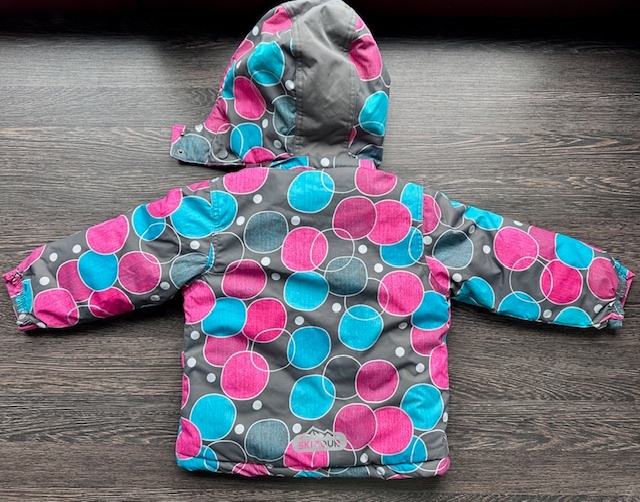 Bunda dětská zimní lyžařská dívčí vel. 98 zn. Pidilidi - 2